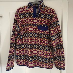 Patagonia lightweight synchilla snap-T pullover | size M